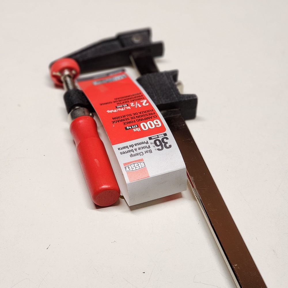 Clutch Style 34 in. Capacity Bar Clamp with Wood Handle and 2-1/2 in. Throat Depth (GSCC2.536) Clutch Style 34 in. Capacity Bar Clamp with Wood Handle and 2-1/2 in. Throat Depth (GSCC2.536)